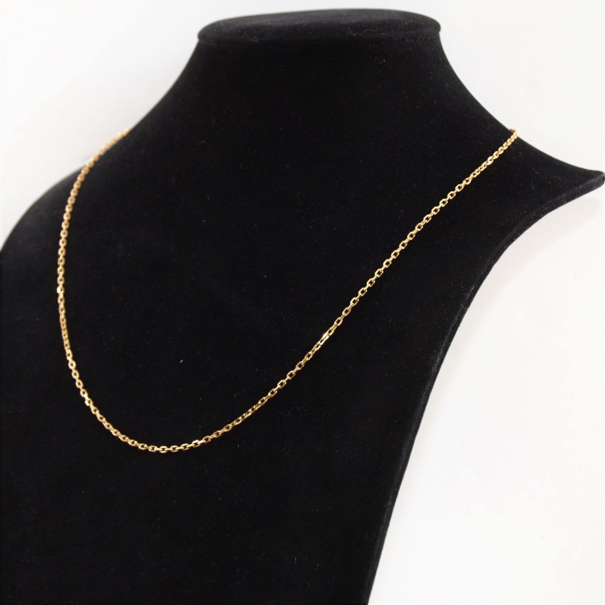 Chaine maille forçat or jaune-photo-3