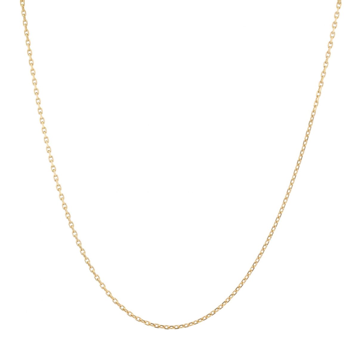 Chaine maille forçat or jaune