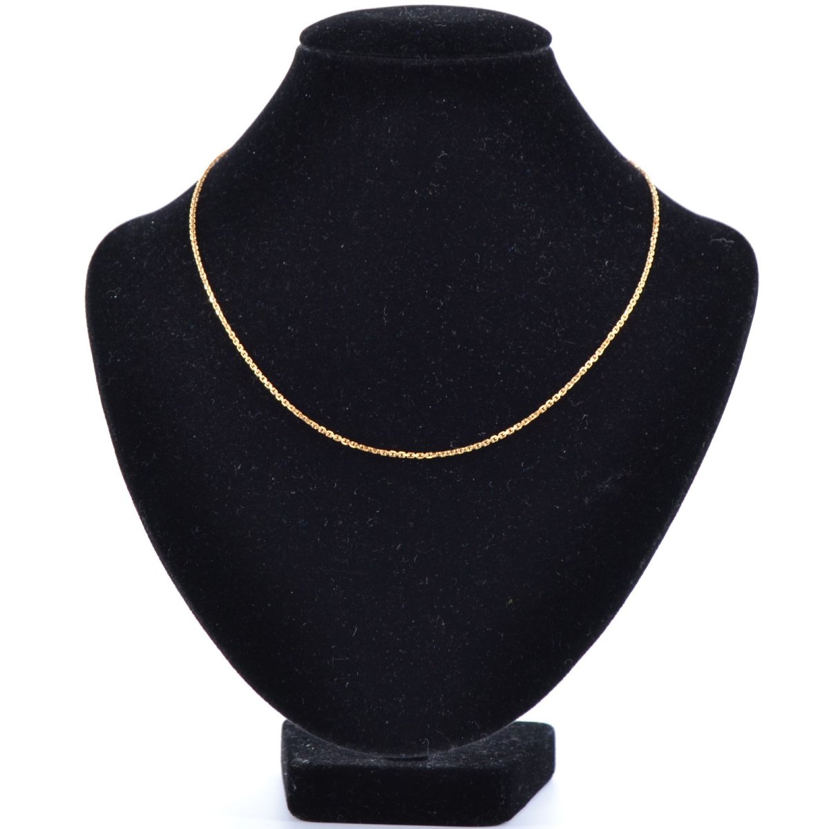 Fine-link, Filed Yellow Gold Chain-photo-3