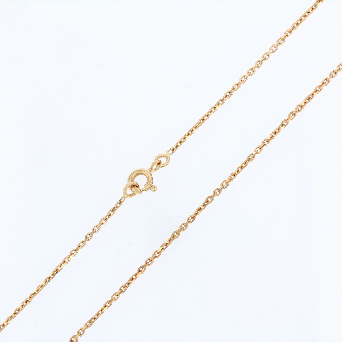 Fine-link, Filed Yellow Gold Chain-photo-1