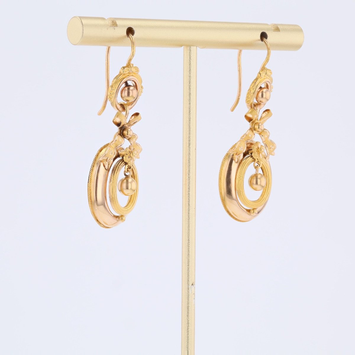 Pendants d'oreilles ancien en or-photo-1
