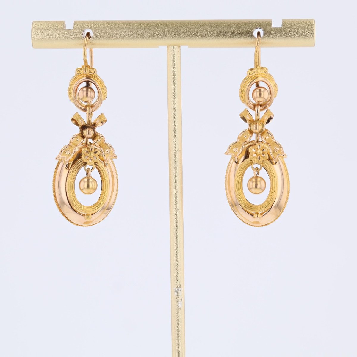 Pendants d'oreilles ancien en or-photo-4