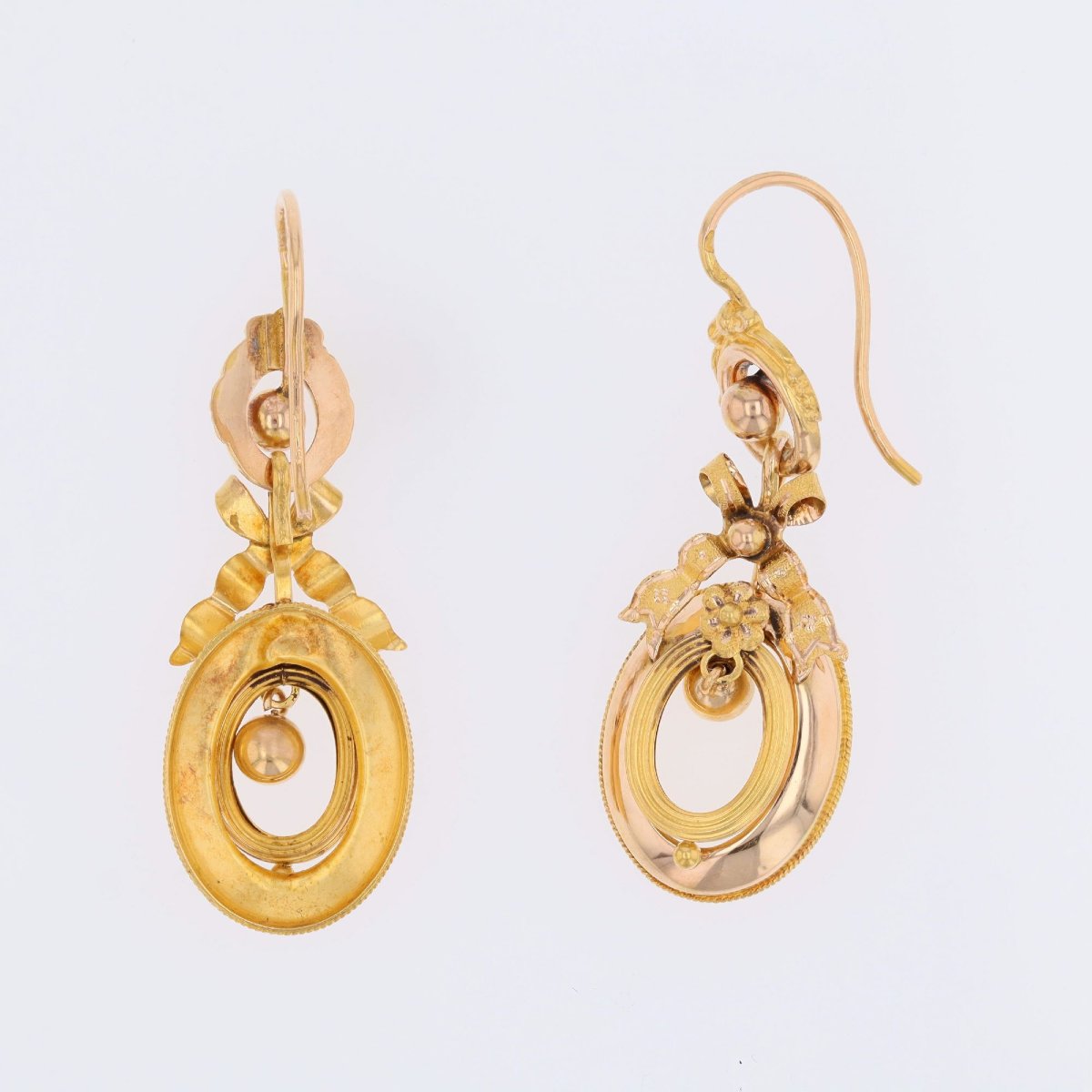 Pendants d'oreilles ancien en or-photo-5
