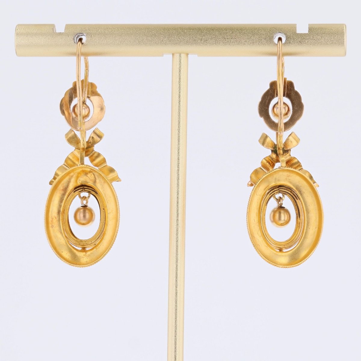 Pendants d'oreilles ancien en or-photo-6
