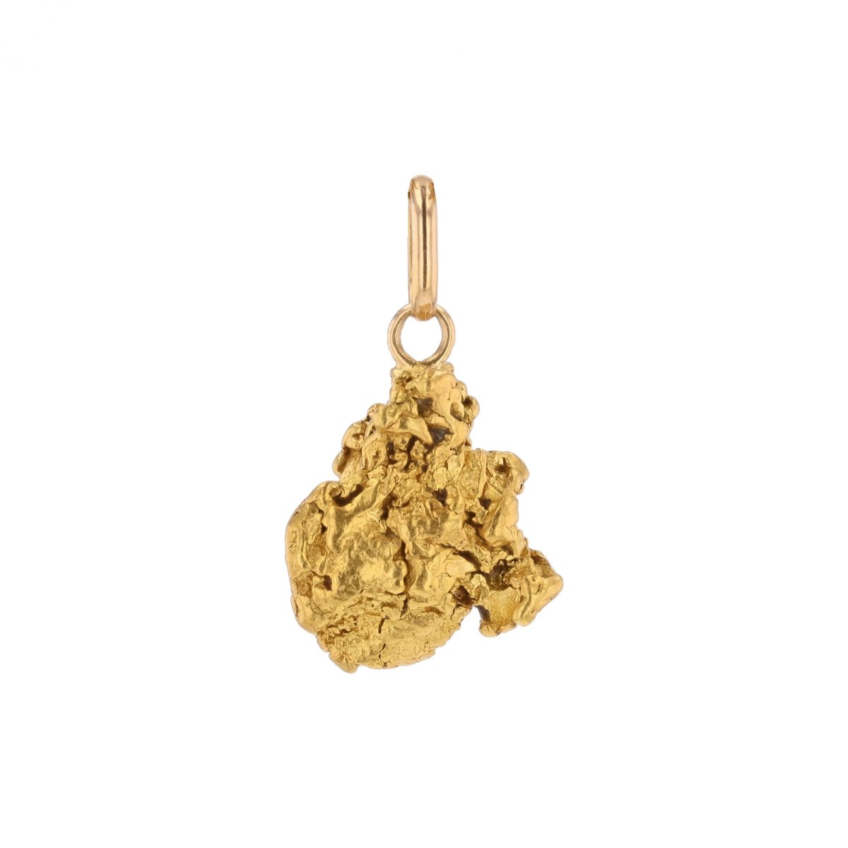 Gold Nugget Pendant