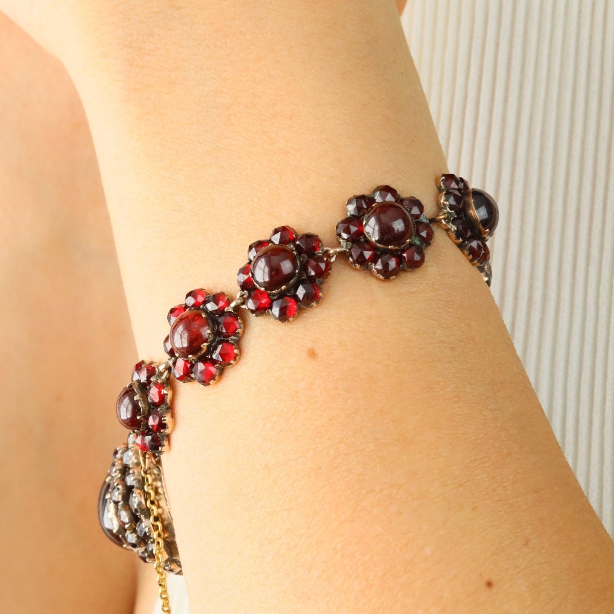 Vintage Garnet Bracelet-photo-2