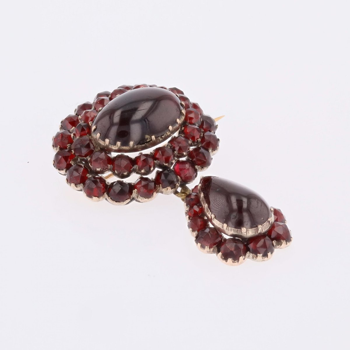Broche ancienne grenats-photo-1