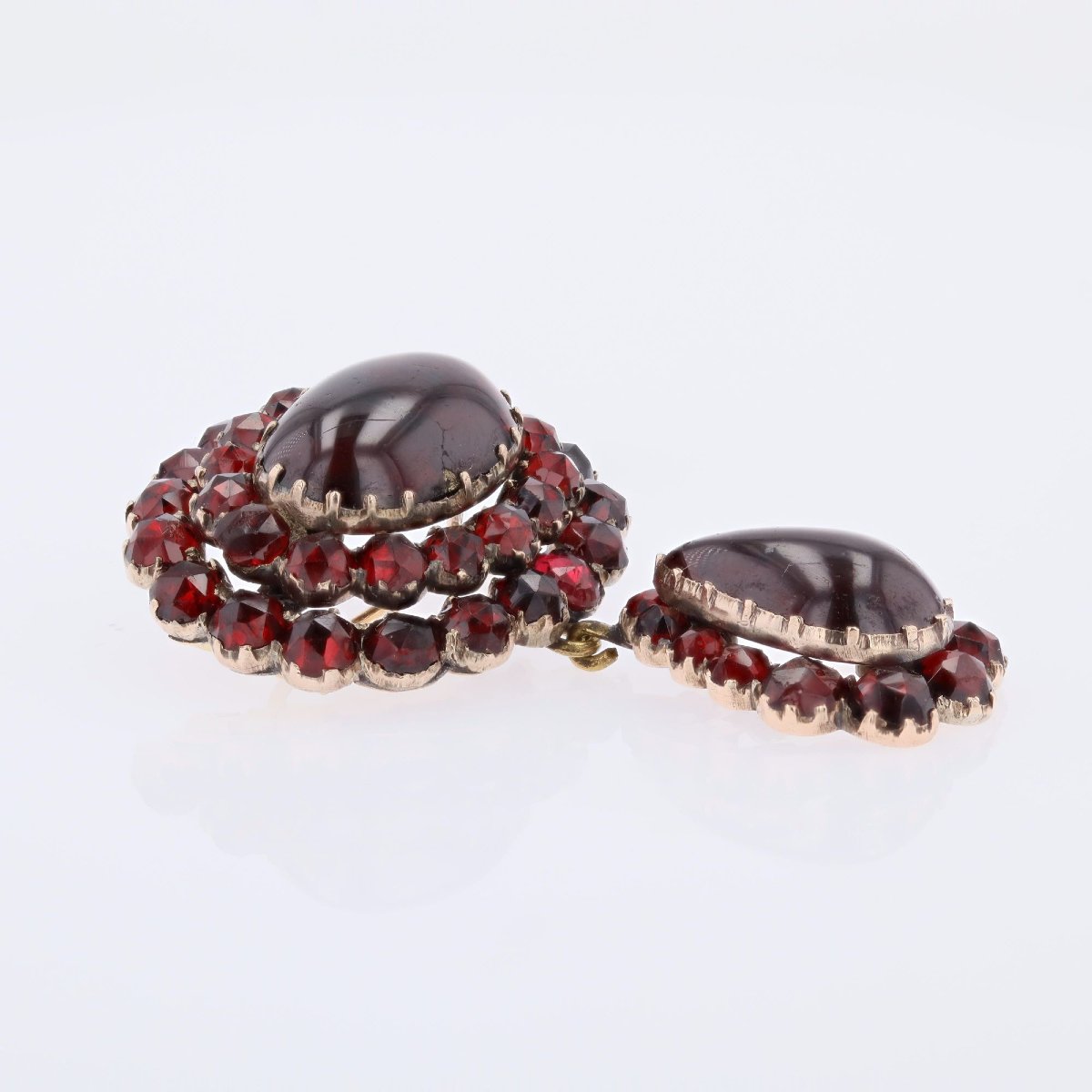 Broche ancienne grenats-photo-3