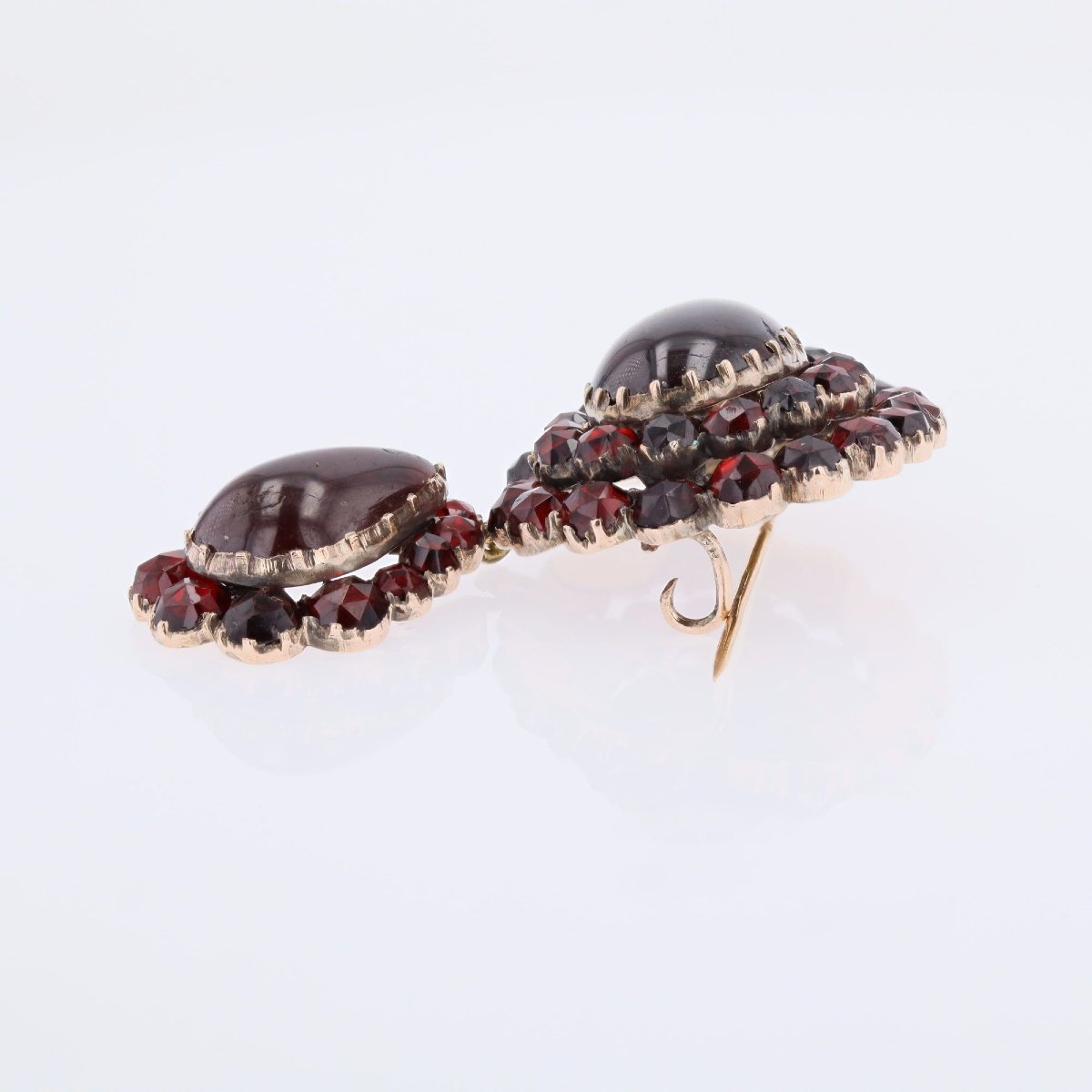Broche ancienne grenats-photo-4