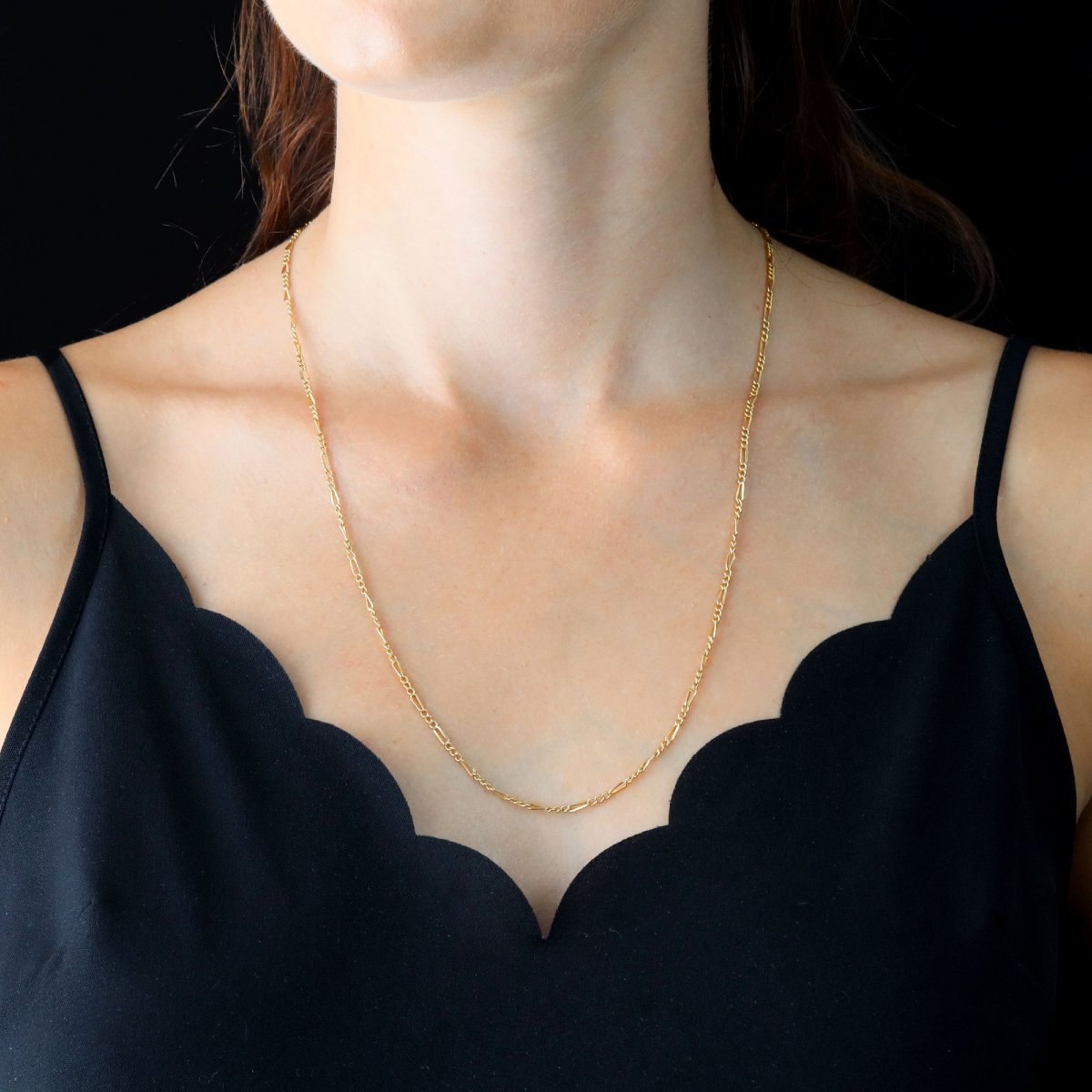 Alternating Yellow Gold Chain-photo-2