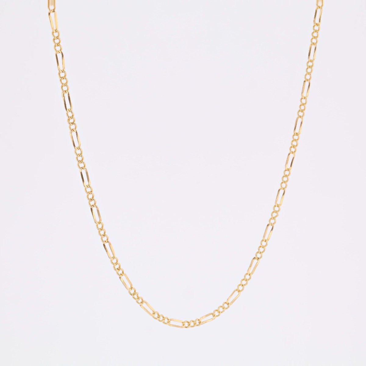 Alternating Yellow Gold Chain-photo-4