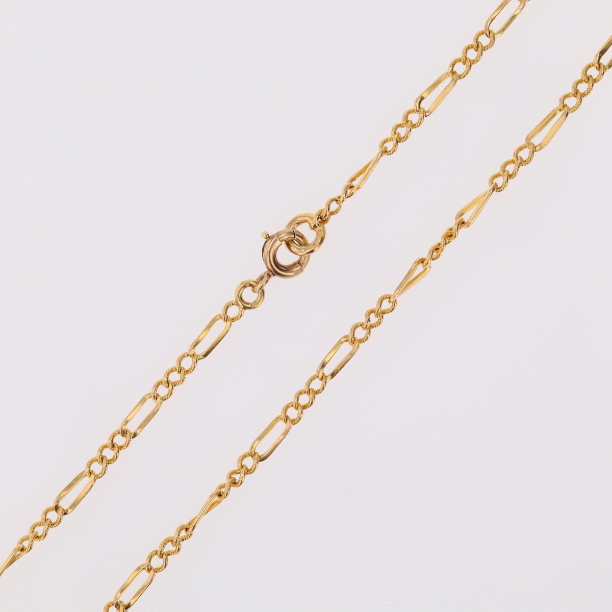 Alternating Yellow Gold Chain-photo-3