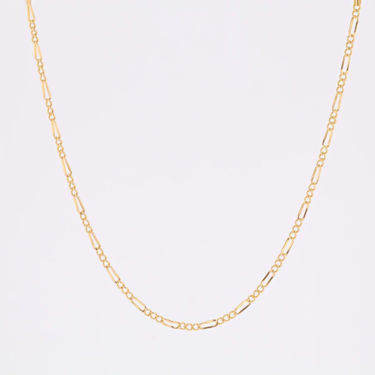 Alternating Yellow Gold Chain-photo-4