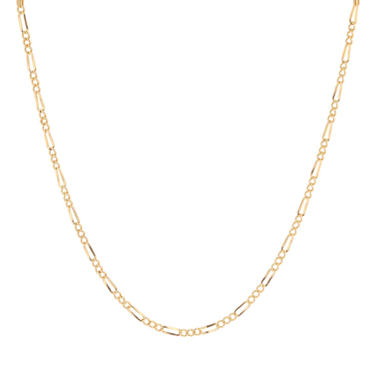 Alternating Yellow Gold Chain