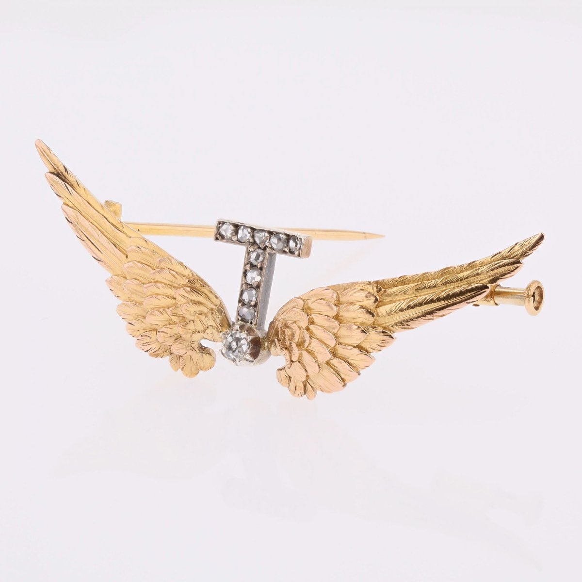 Broche ailes et diamants-photo-1
