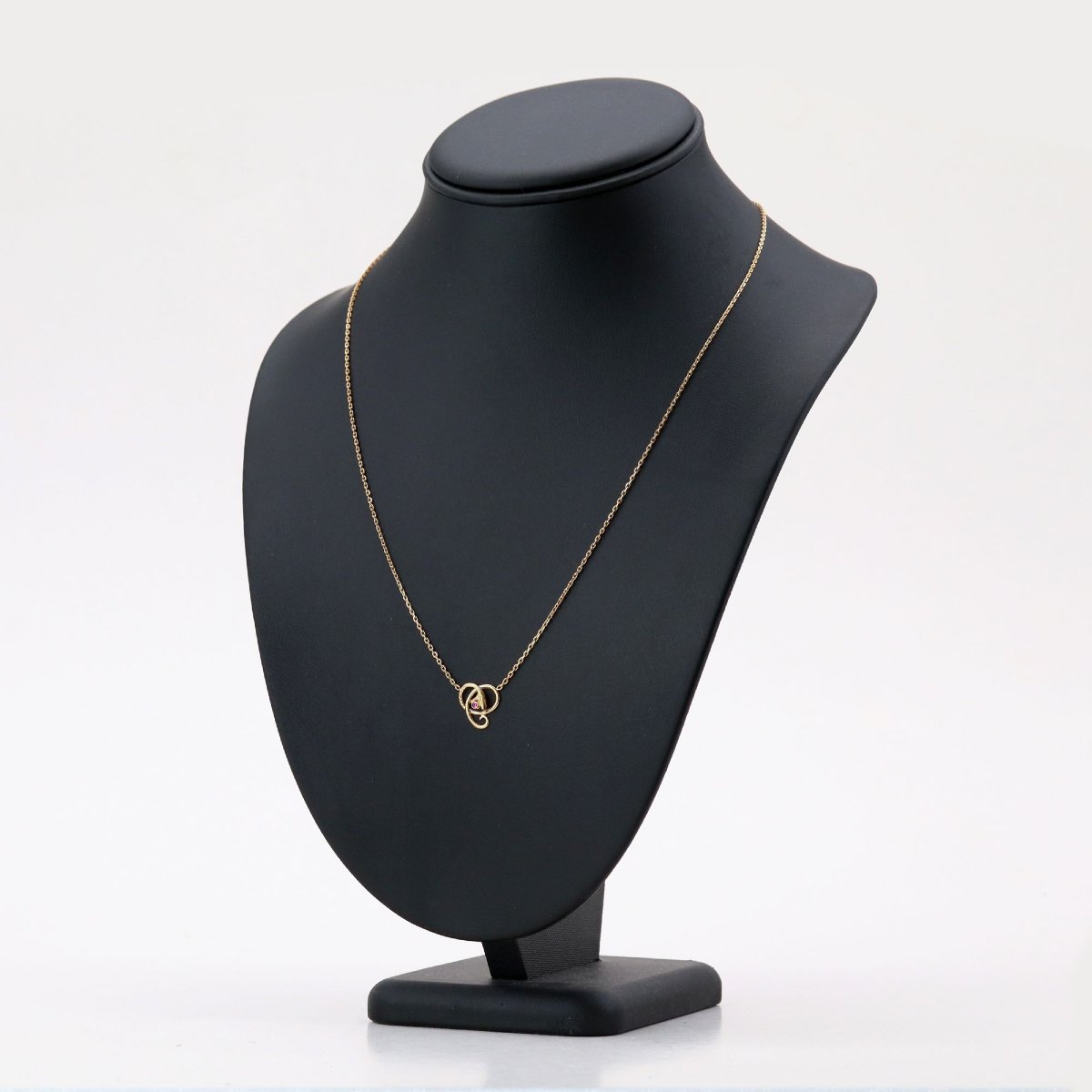 Collier ancien or jaune et motif serpent-photo-3