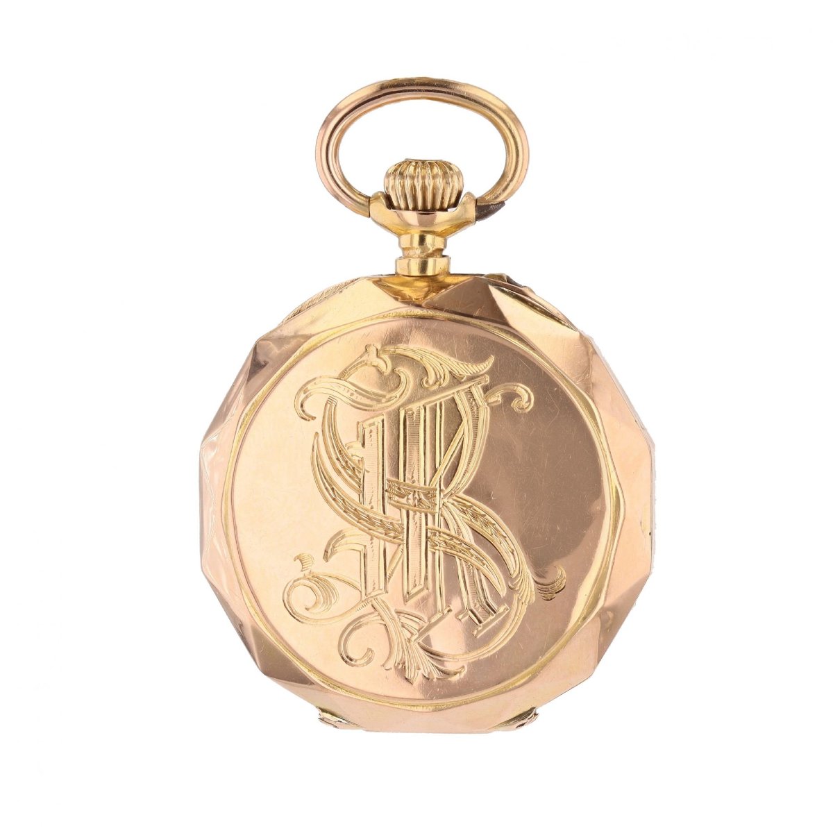 Rose Gold Women's Watch Pendant With Initials
