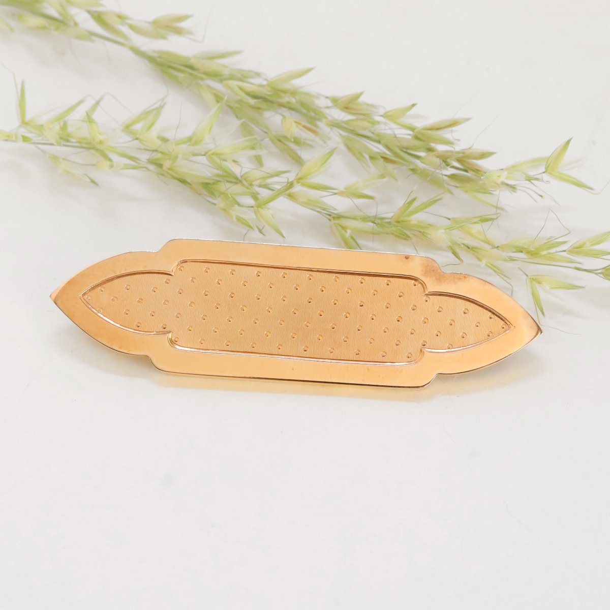 Broche Barette Or Rose-photo-2