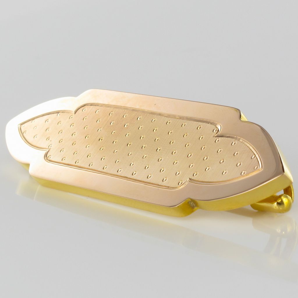 Broche Barette Or Rose-photo-3