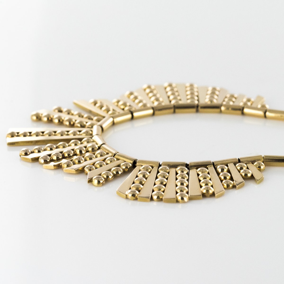 Collier En Or Motif Rayonnant Vintage-photo-6