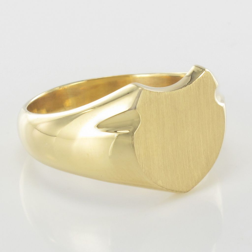 Bague Chevalière En Or Art Déco-photo-3