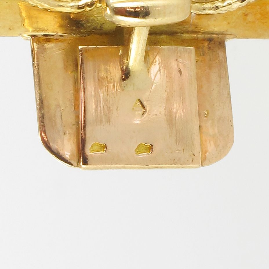 Old Bracelet In Yellow Gold Articulated-photo-6
