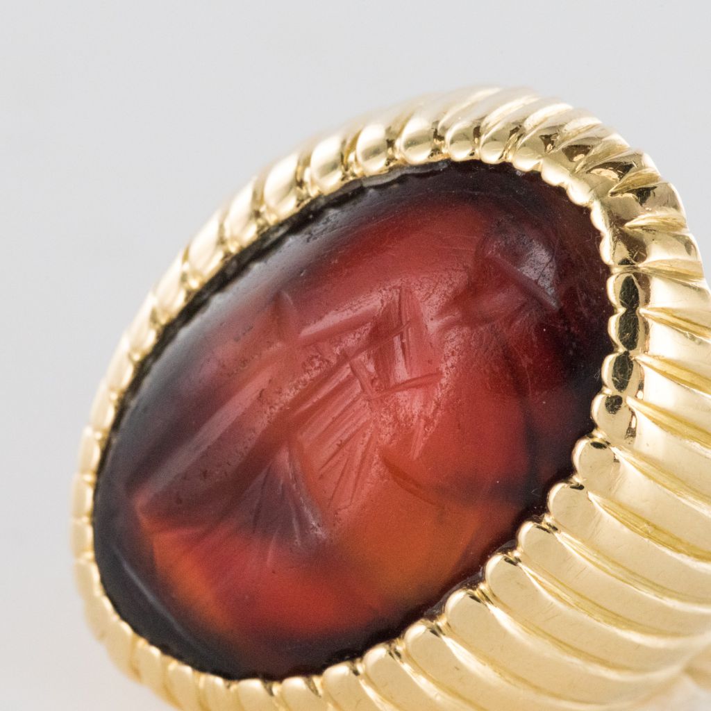 Intact Godronné Knight Ring-photo-1