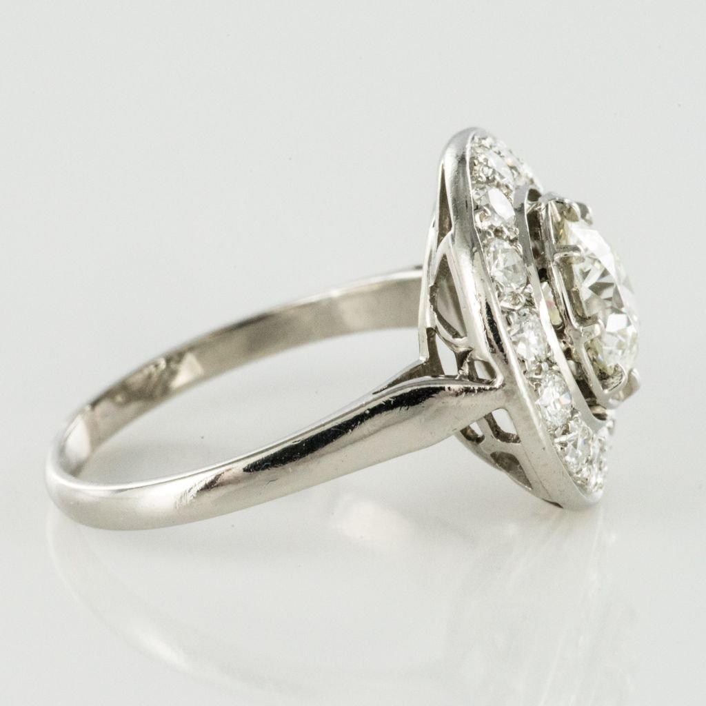 Diamonds Art Deco Round Ring-photo-3