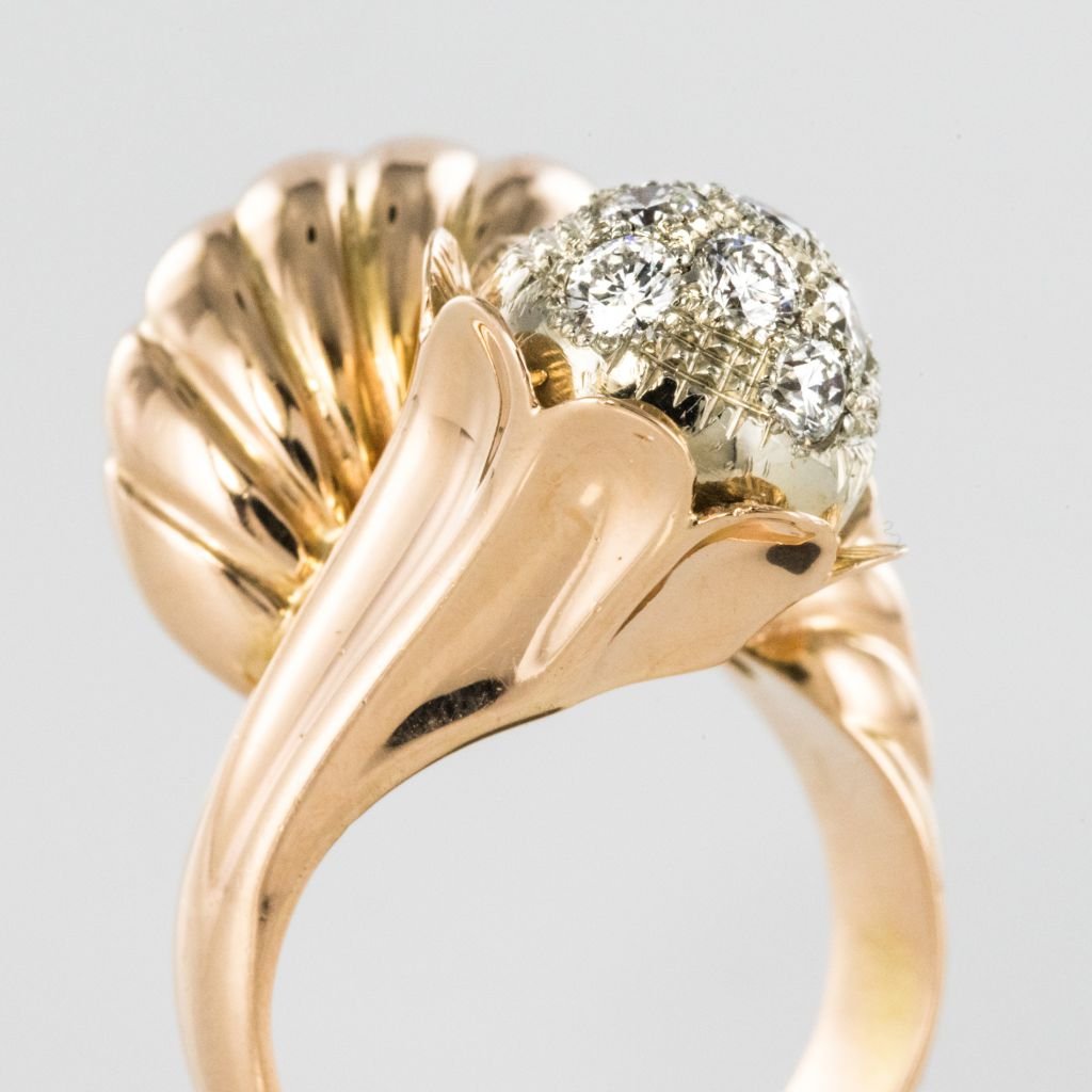 Bague Couture Or Et Diamants-photo-1