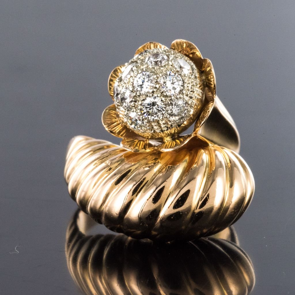 Gold And Diamond Couture Ring-photo-5