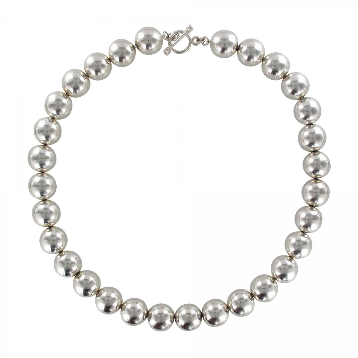 Silver Pearls Necklace