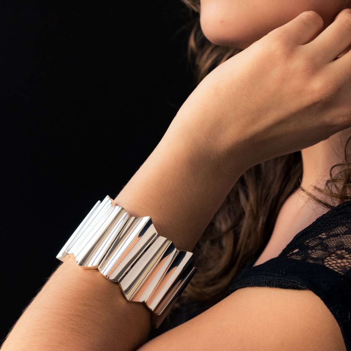 Bracelet Argent Moderniste-photo-2