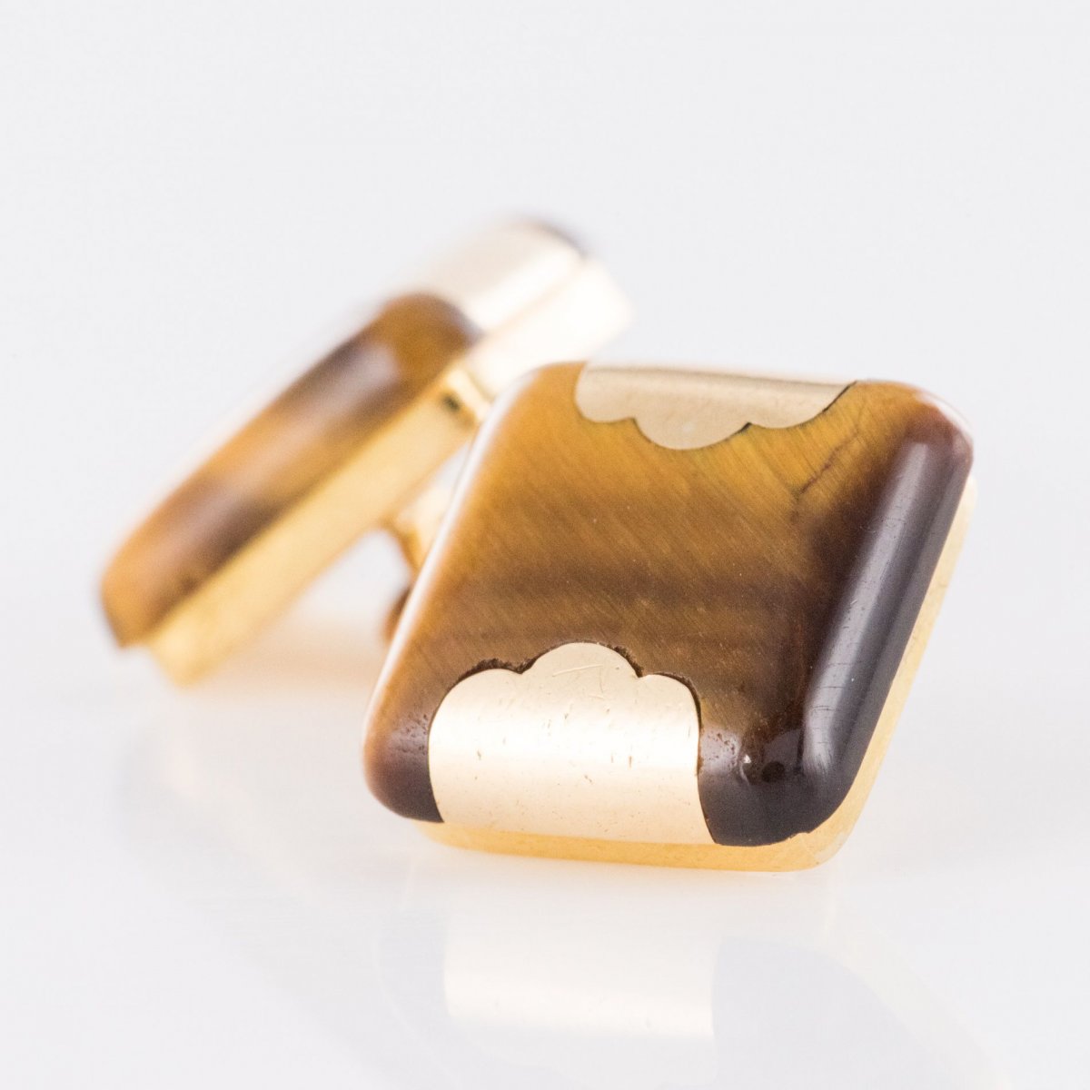 Tiger Eye Cufflinks-photo-3