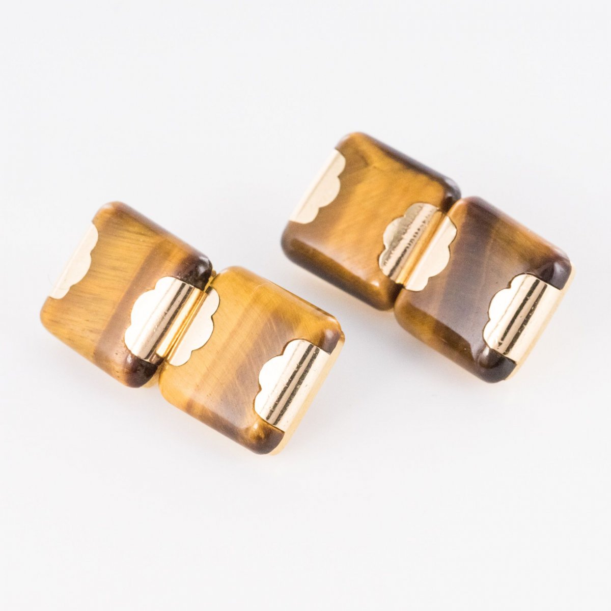 Tiger Eye Cufflinks-photo-1