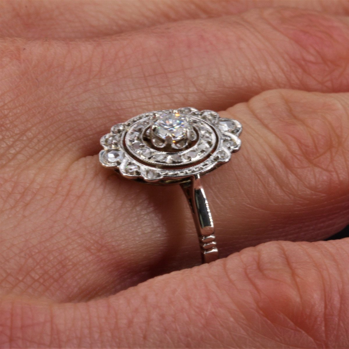 Old Art Deco Diamond Ring-photo-1