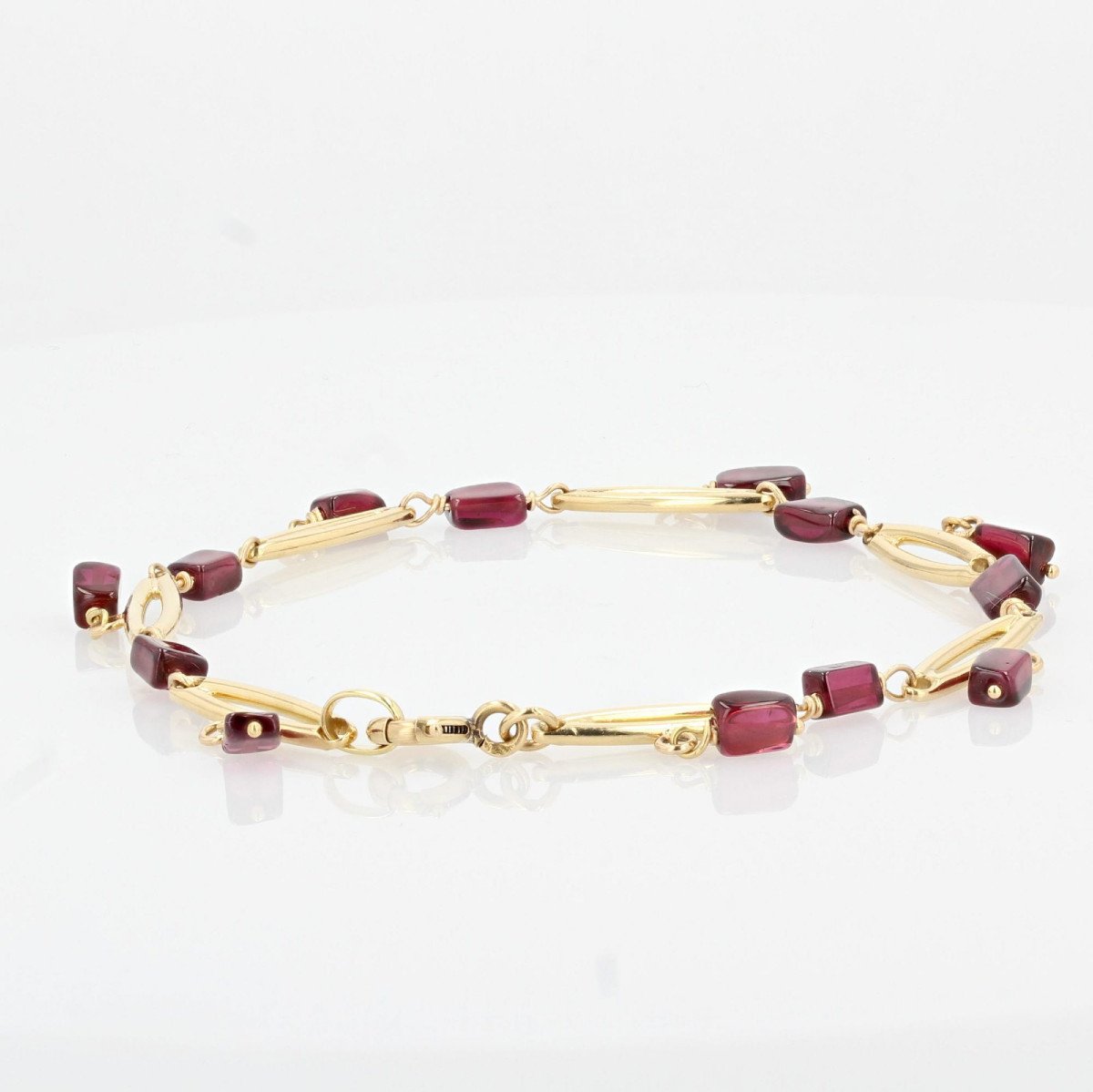 Gold And Garnets Bracelet-photo-4