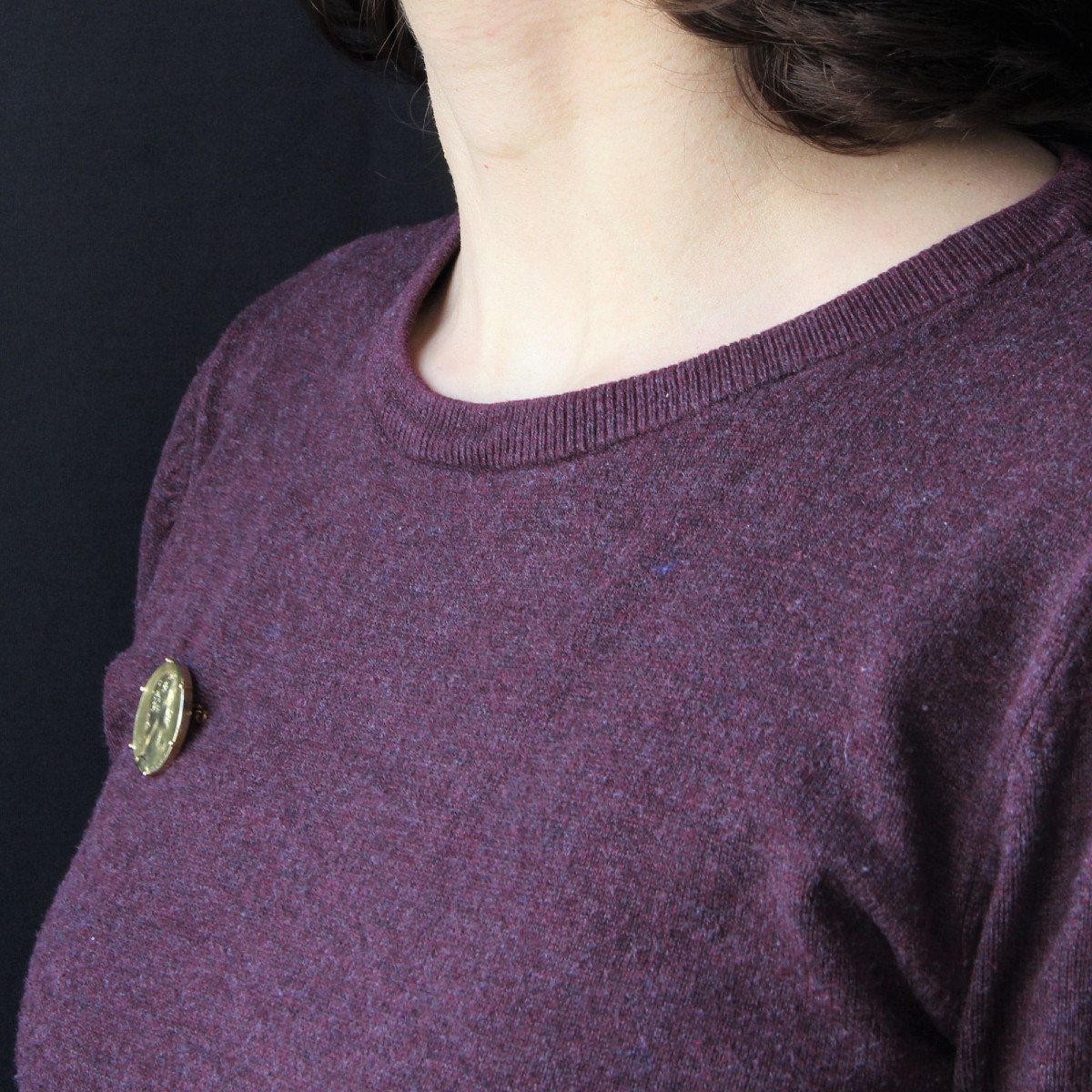 Broche Ancienne En Or Art Nouveau-photo-1