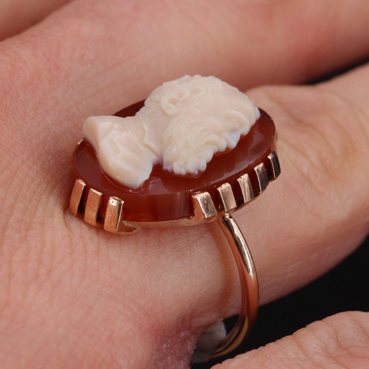Old Cameo Ring By Michaelange -photo-5