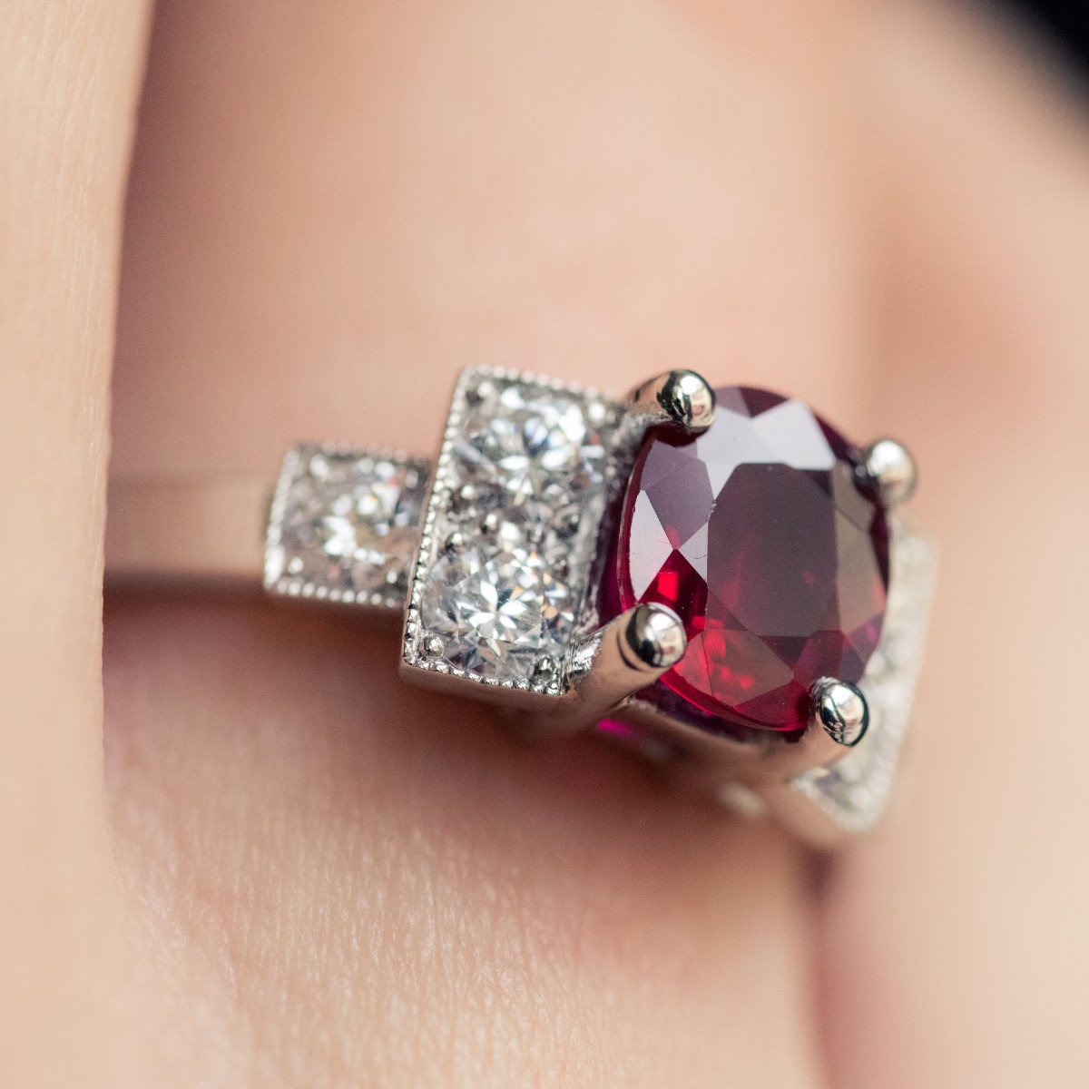 Ruby And Diamond Ring-photo-4
