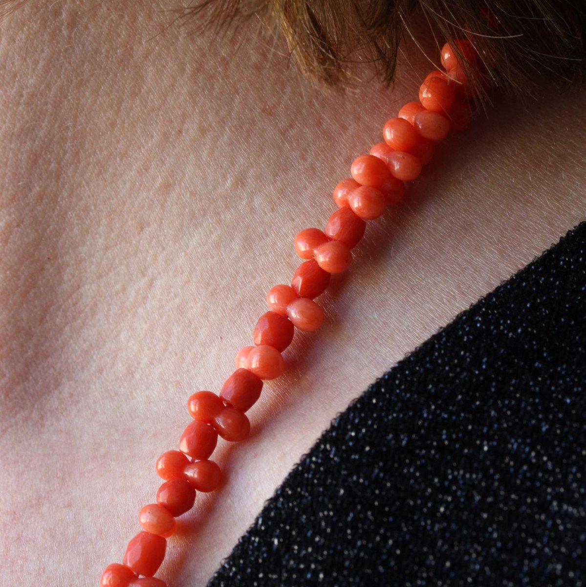 Collier Ancien En Corail-photo-4