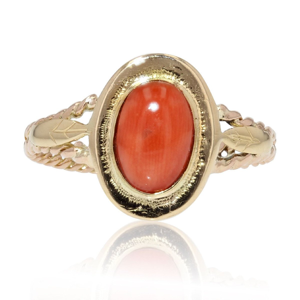 Bague Ancienne Corail