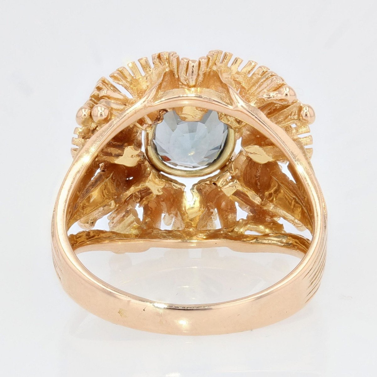 Bague Vintage Spinelle Coussin Naturel-photo-6