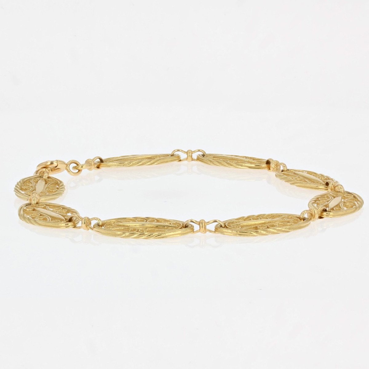 Bracelet En Or Jaune Filigranes-photo-4