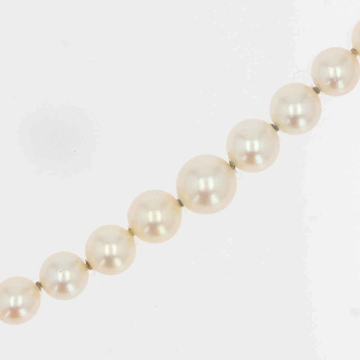 Falling Cultured Pearl Necklace-photo-3