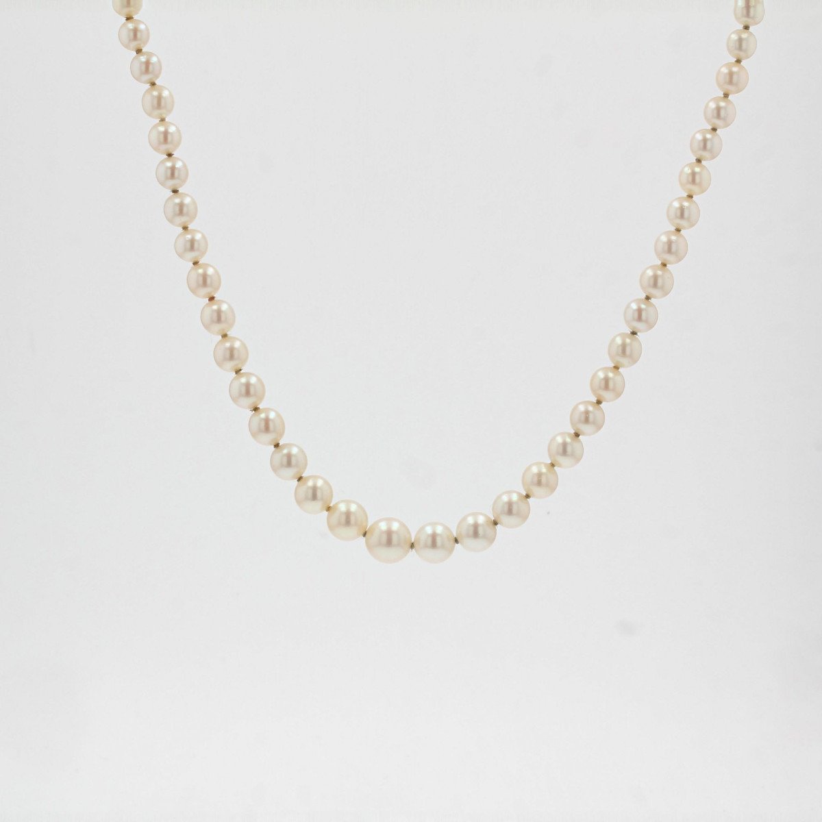 Falling Cultured Pearl Necklace-photo-5