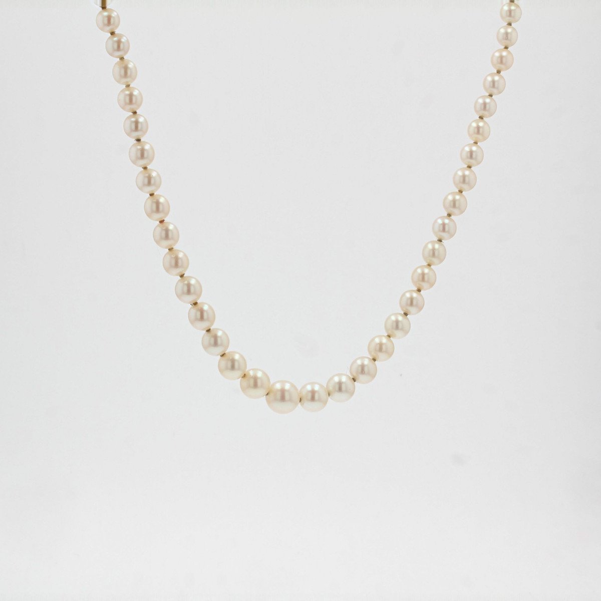 Falling Cultured Pearl Necklace-photo-6