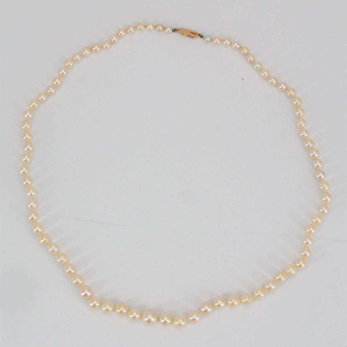Collier En Chute De Perles à l'Orient Crème Nacré-photo-2