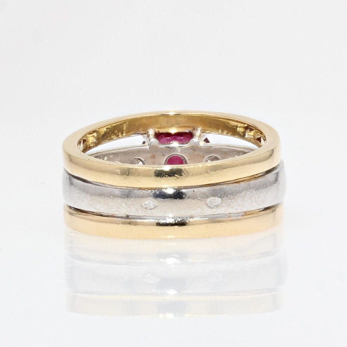 Bague Rubis Diamants 2 Ors-photo-6