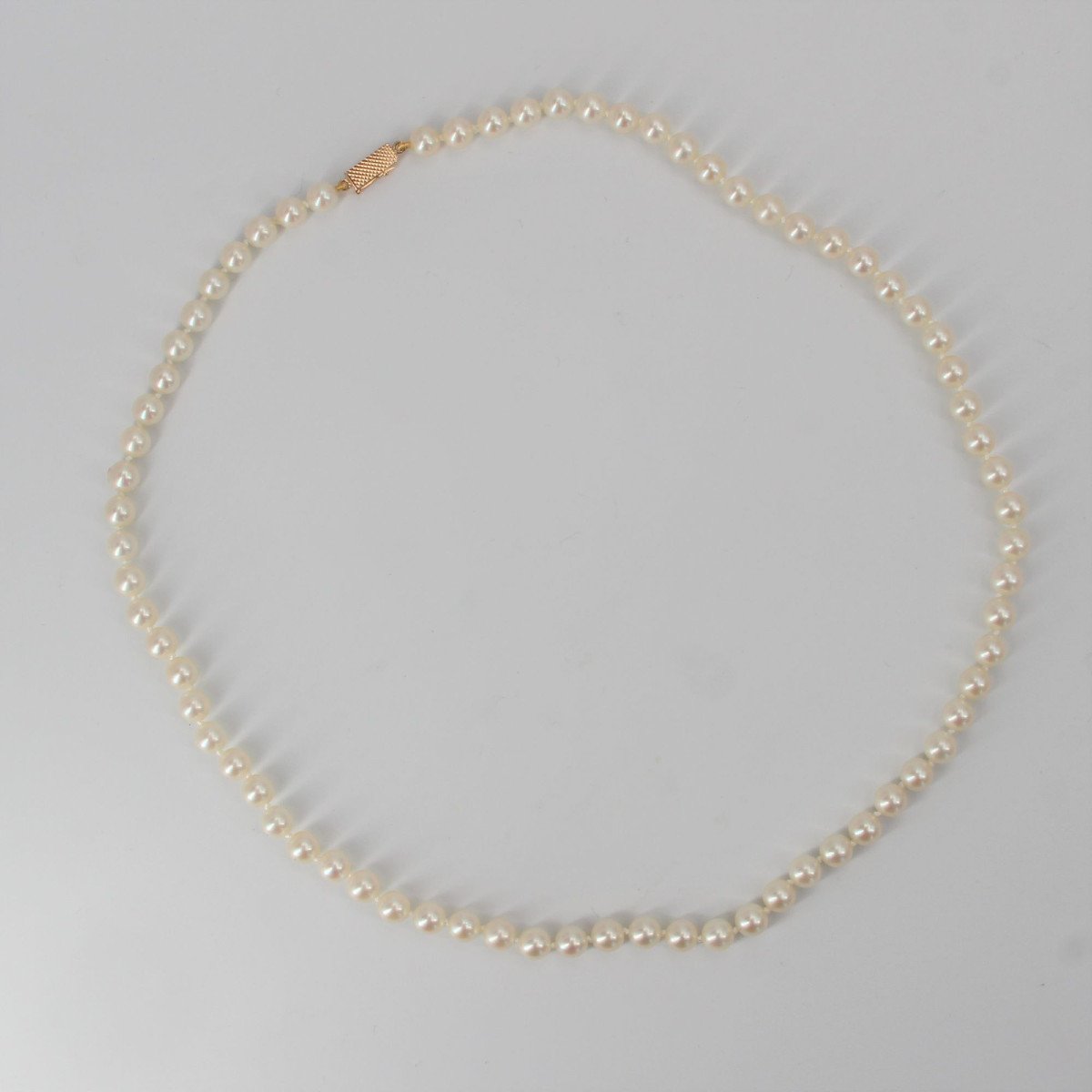 Choker Cultured Pearl Necklace-photo-3