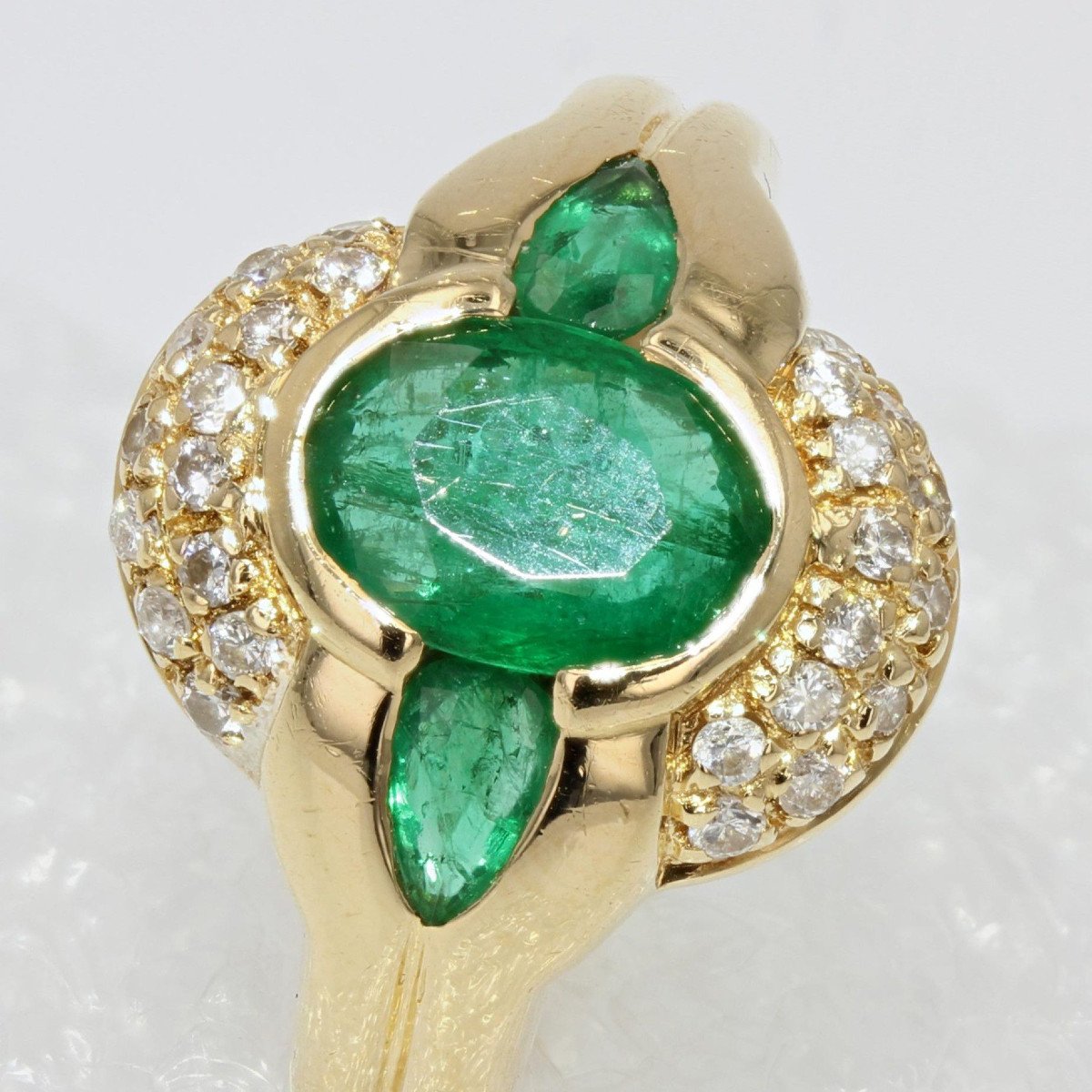 Emerald Diamond Ring Occasion-photo-4